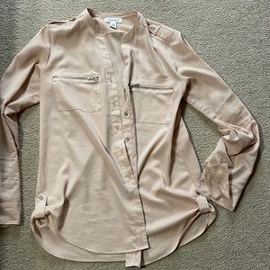 Calvin Klein button down blouse